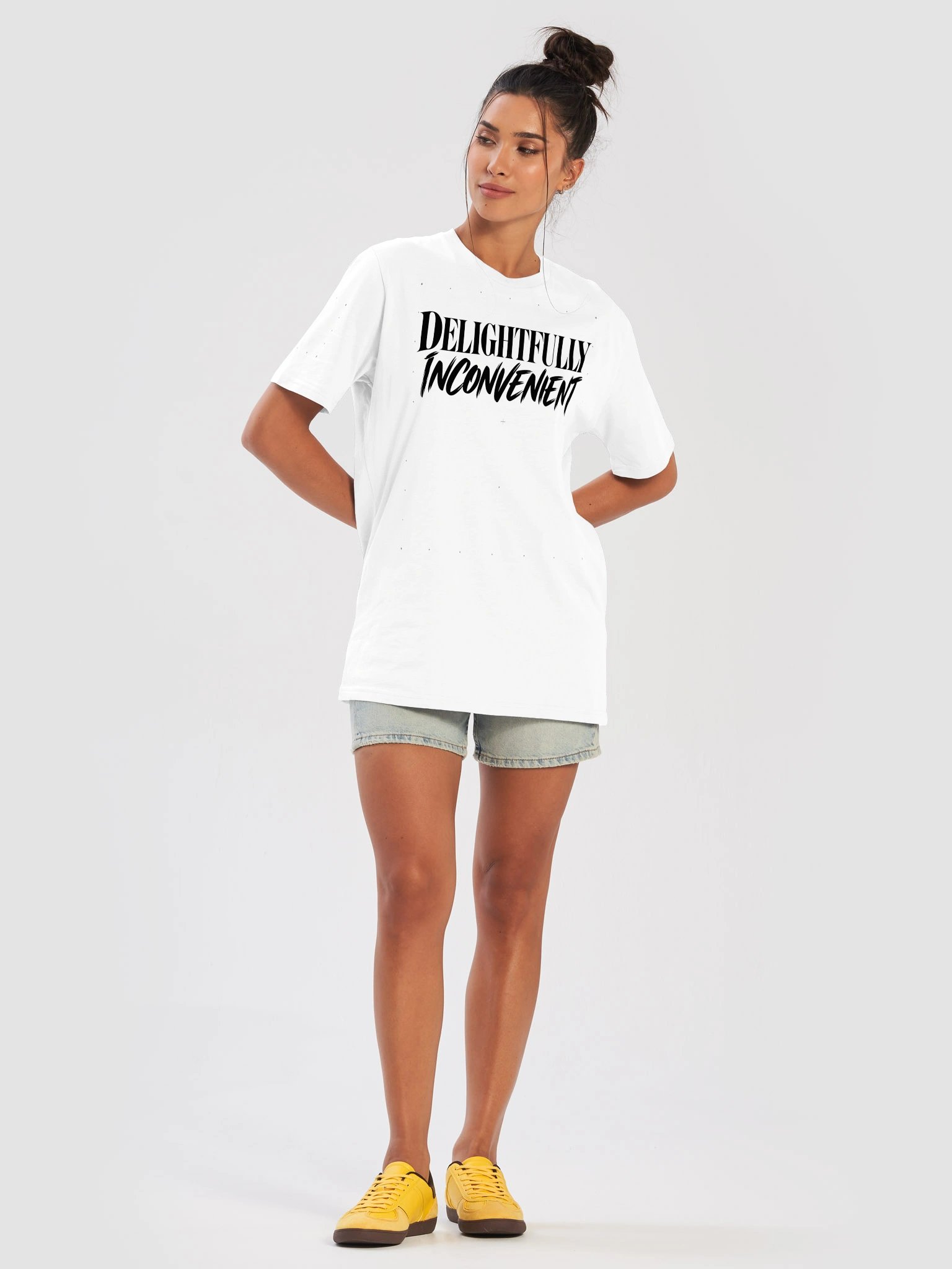 Delightfully Inconvenient athletic tee product image (6)
