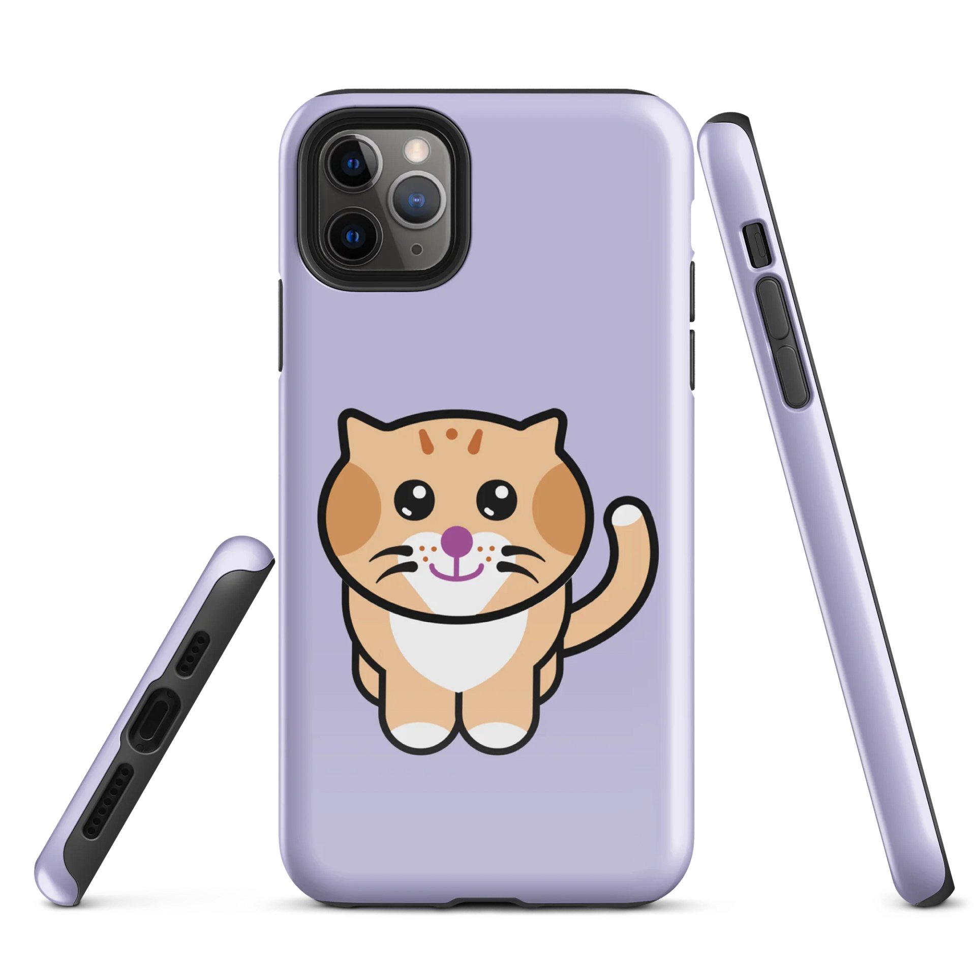 Yogii Kitty Cat iPhone case - light purple product image (1)
