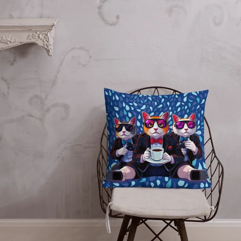 Premium Pillow-Cool Beans & Cooler Cats product image (1)