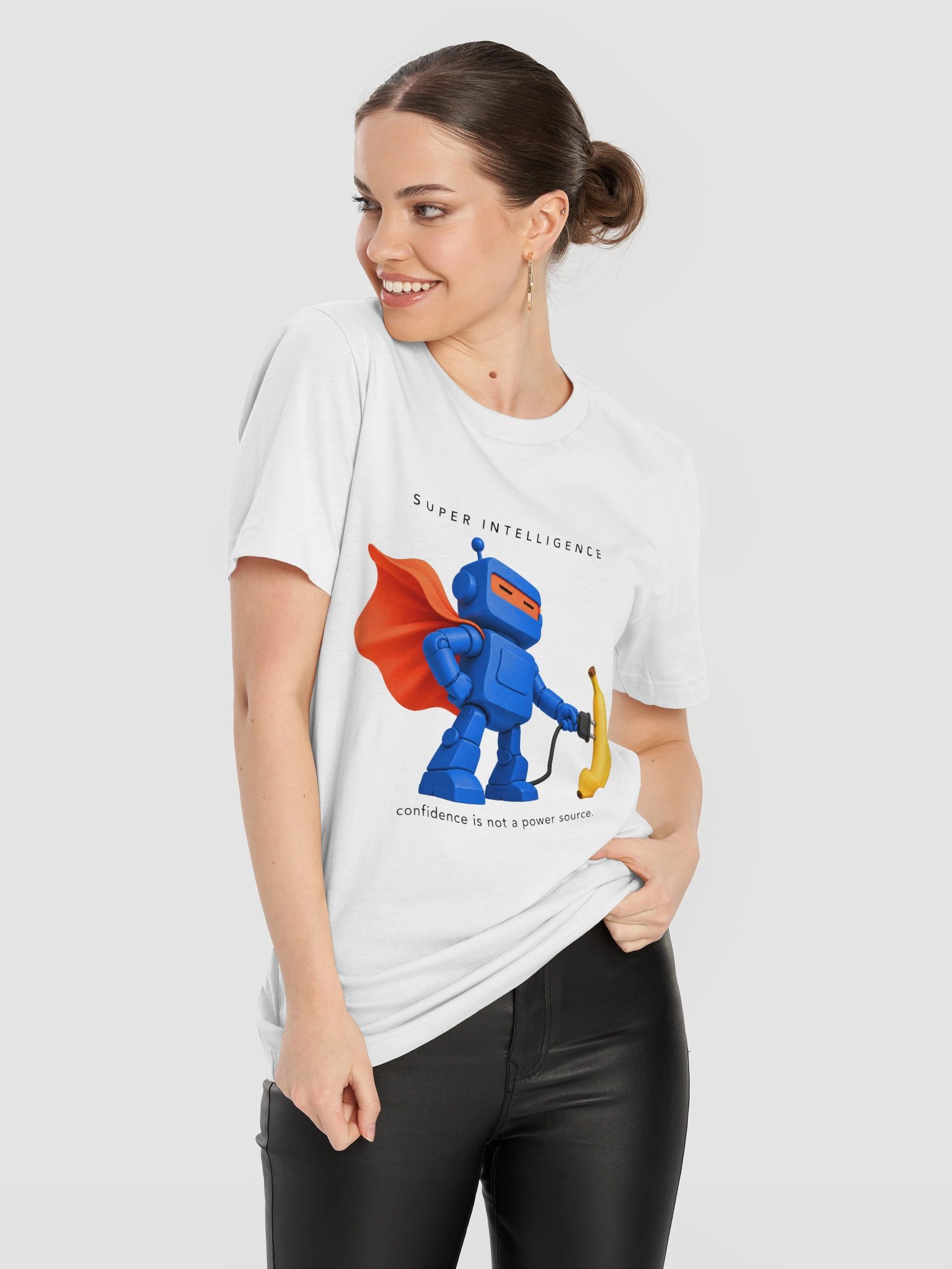 Super Intelligence T-Shirt – Trump AI Satire product image (10)