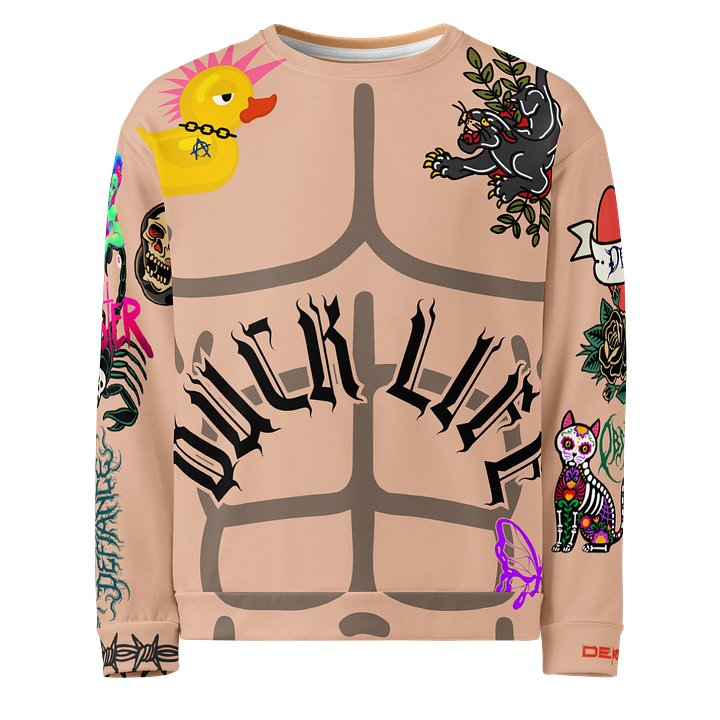 Odd Duck Collab Tattoo Sweater product image (1)