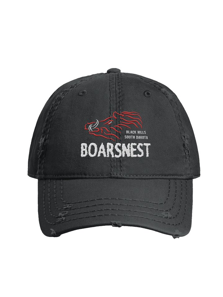 Smoky Boar Distressed Dad Hat product image (4)