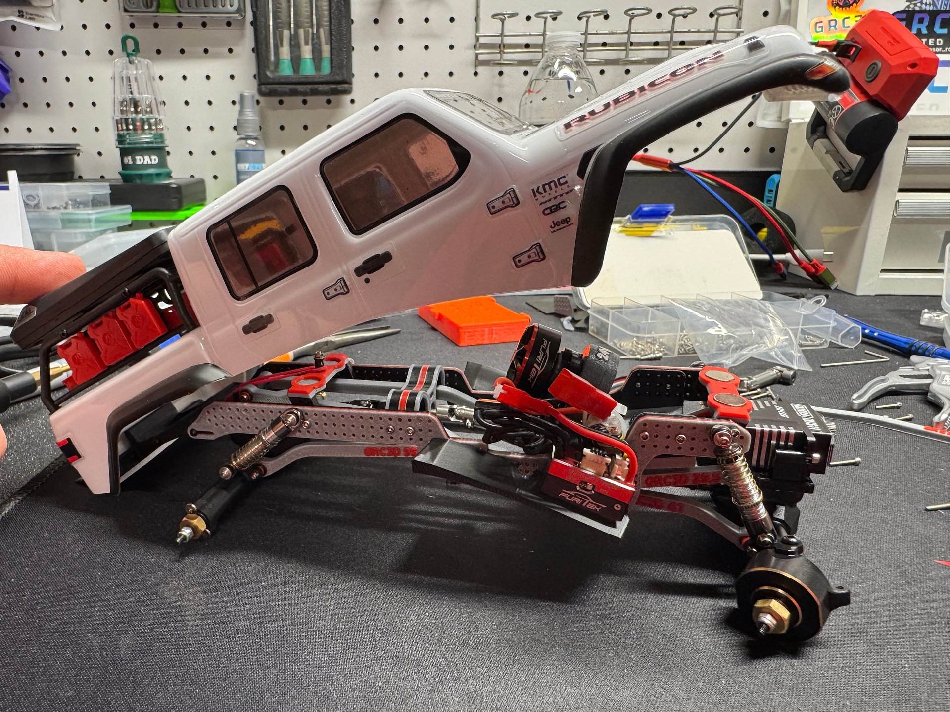 GRC3D LCG (Gladiator) Comp Chassis Kit w/ 20deg Skid product image (5)