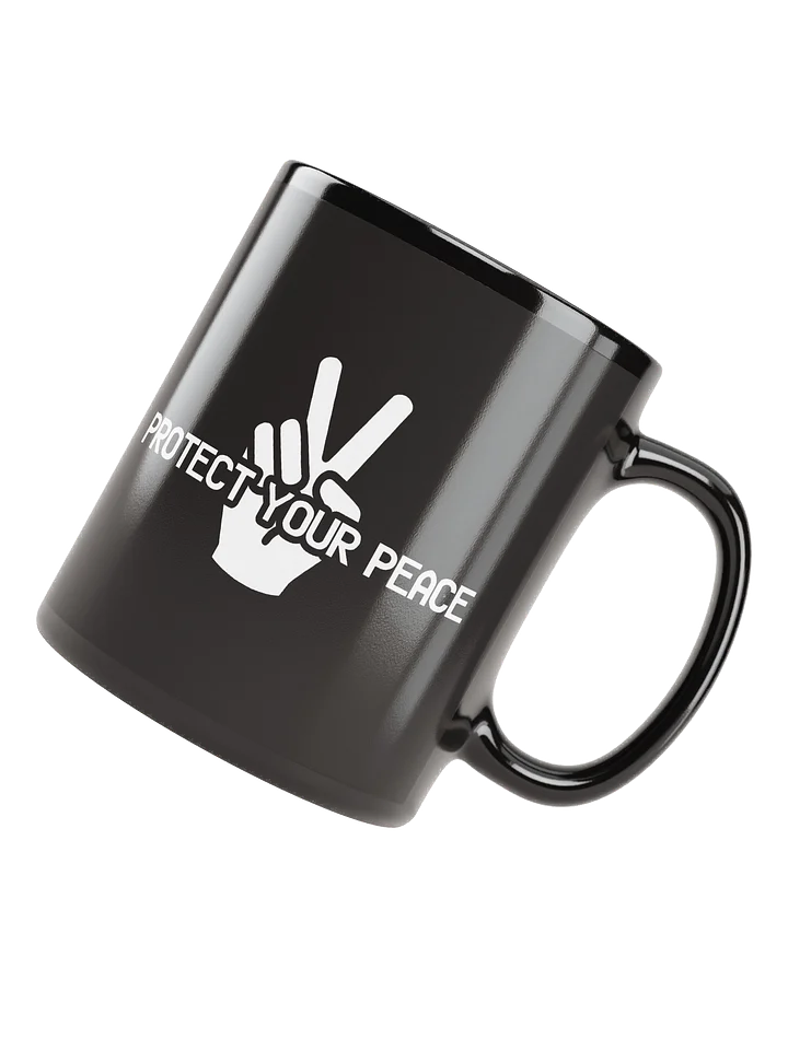 Protect Your Peace Black Mug product image (2)
