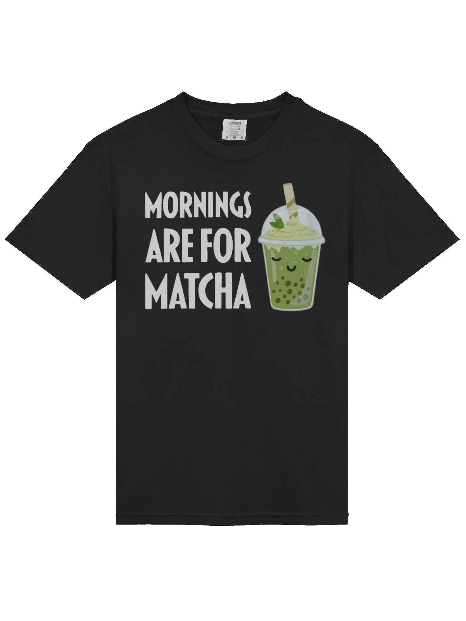 Matcha Bubble Tea Bliss Cartoon T-Shirt product image (30)