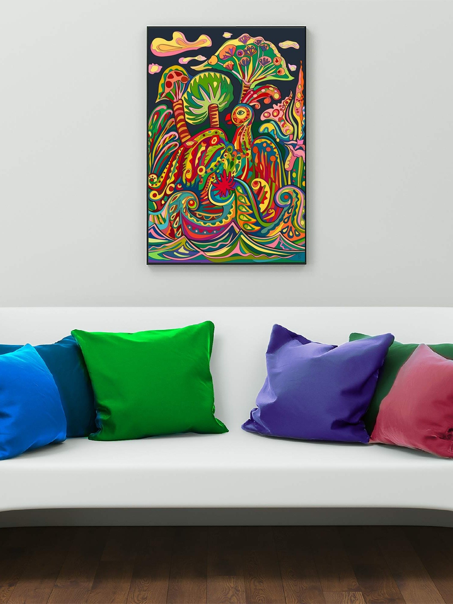 Vibrant Matte Paper Poster - Loro Park Bird product image (6)