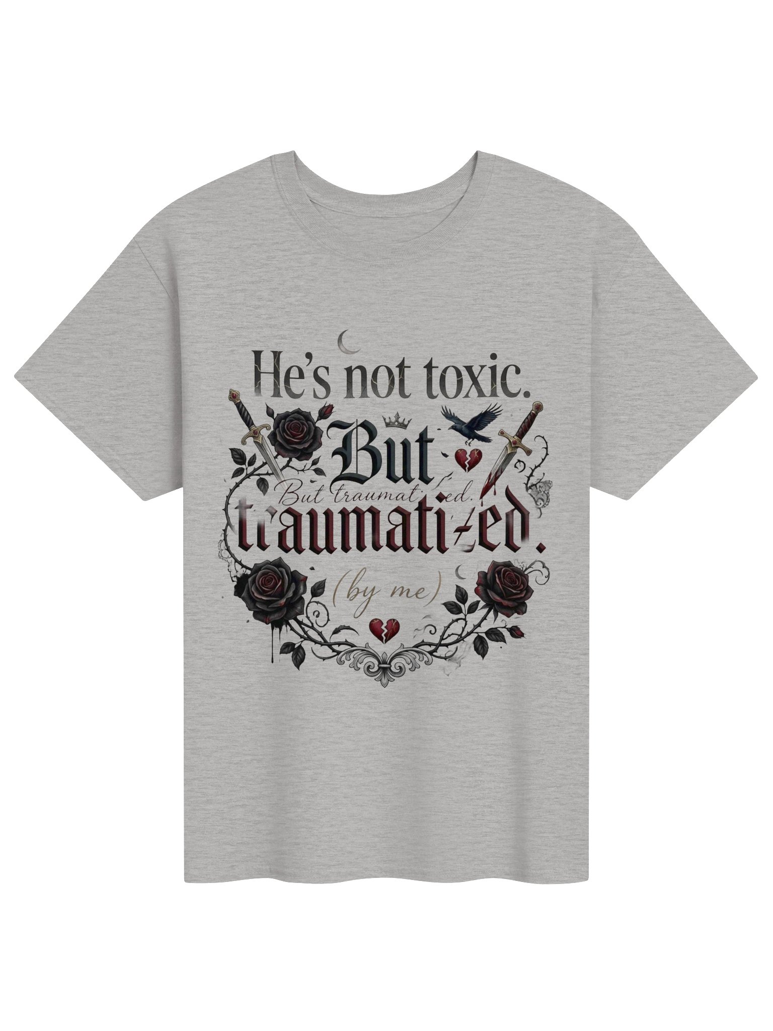 The "Traumatized By Me" Bookish Heavyweight T-Shirt product image (6)