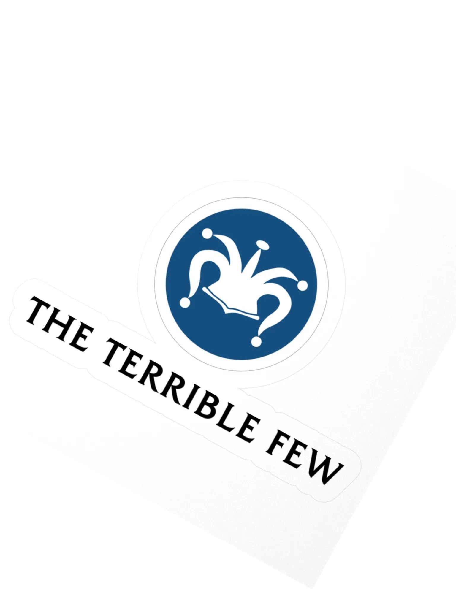 The Terrible Few Black Logo Sticker product image (2)