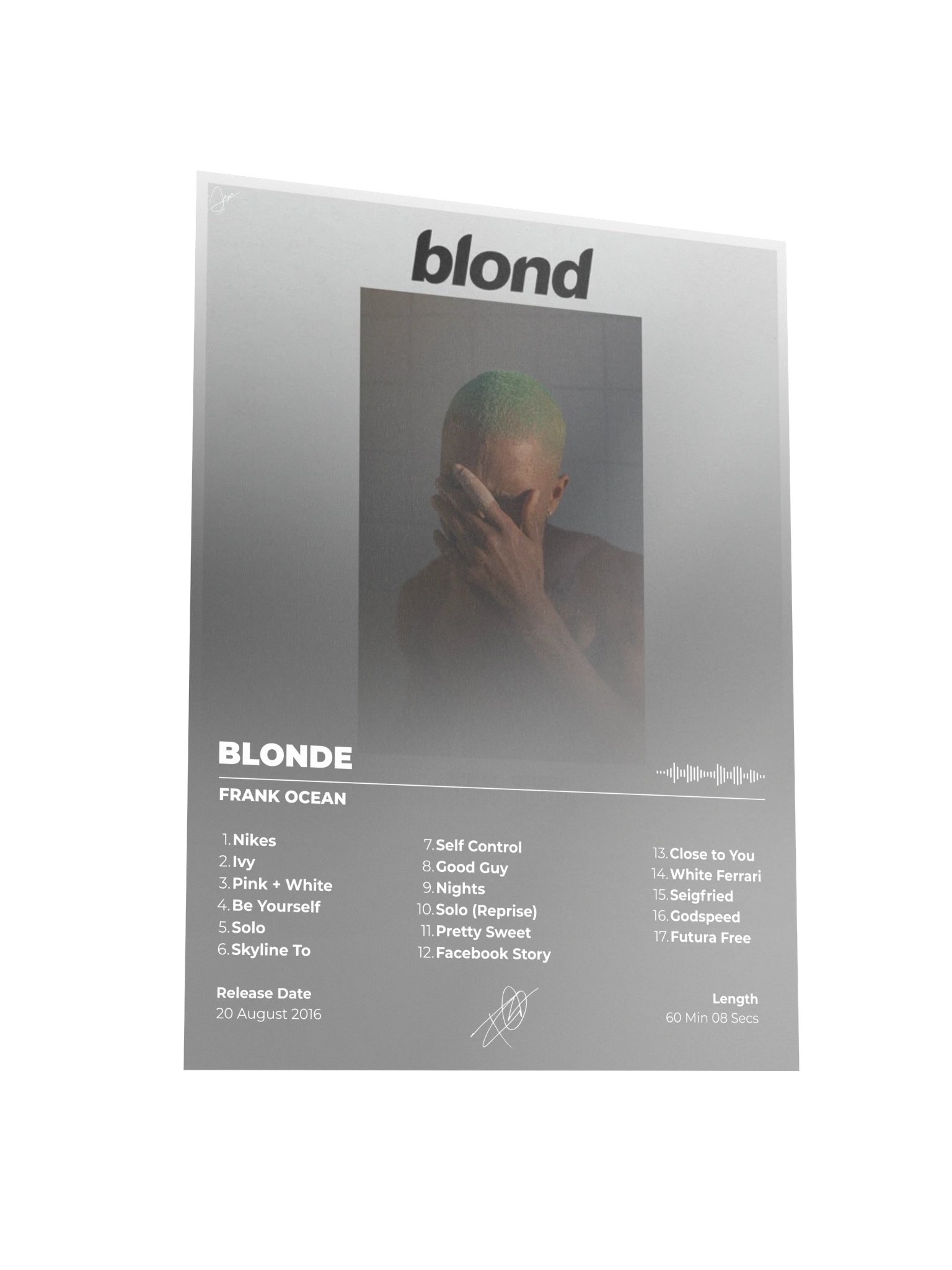 Frank Ocean Blonde Poster product image (3)