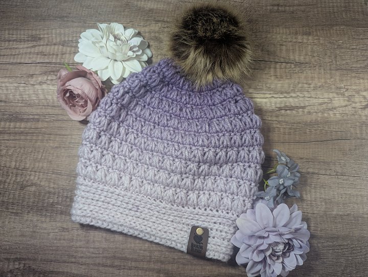 Petroskey Beanie - Light Purple Gradient product image (1)
