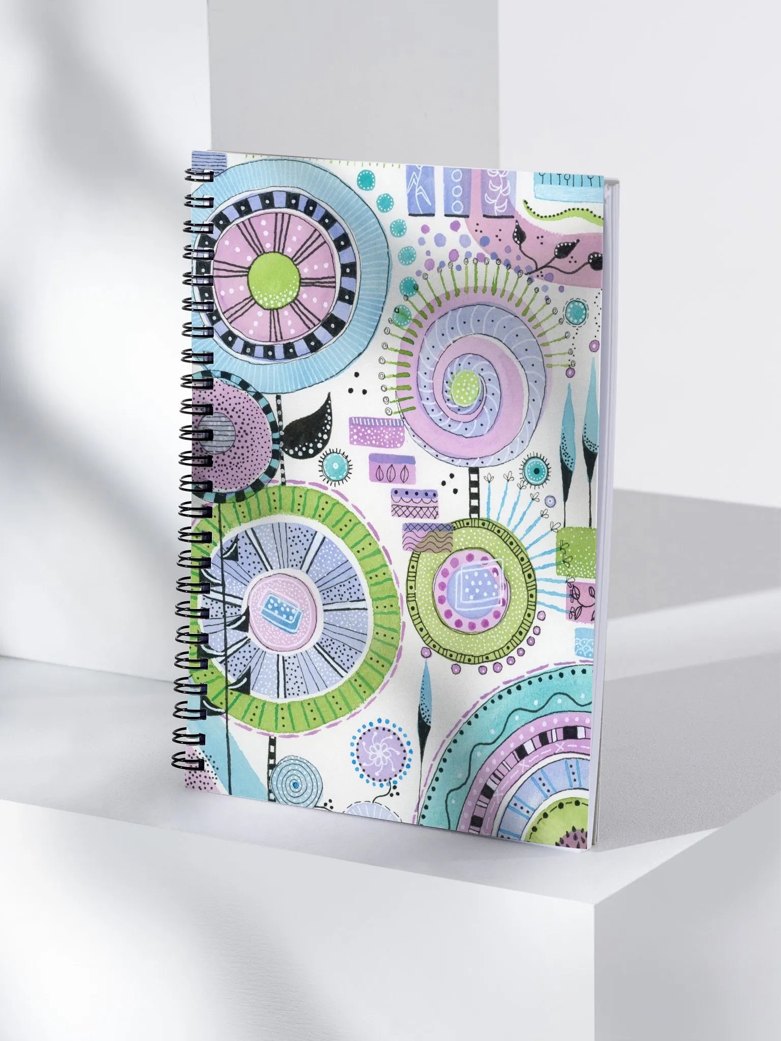 Whimsical Spiral Dreams Notebook product image (4)