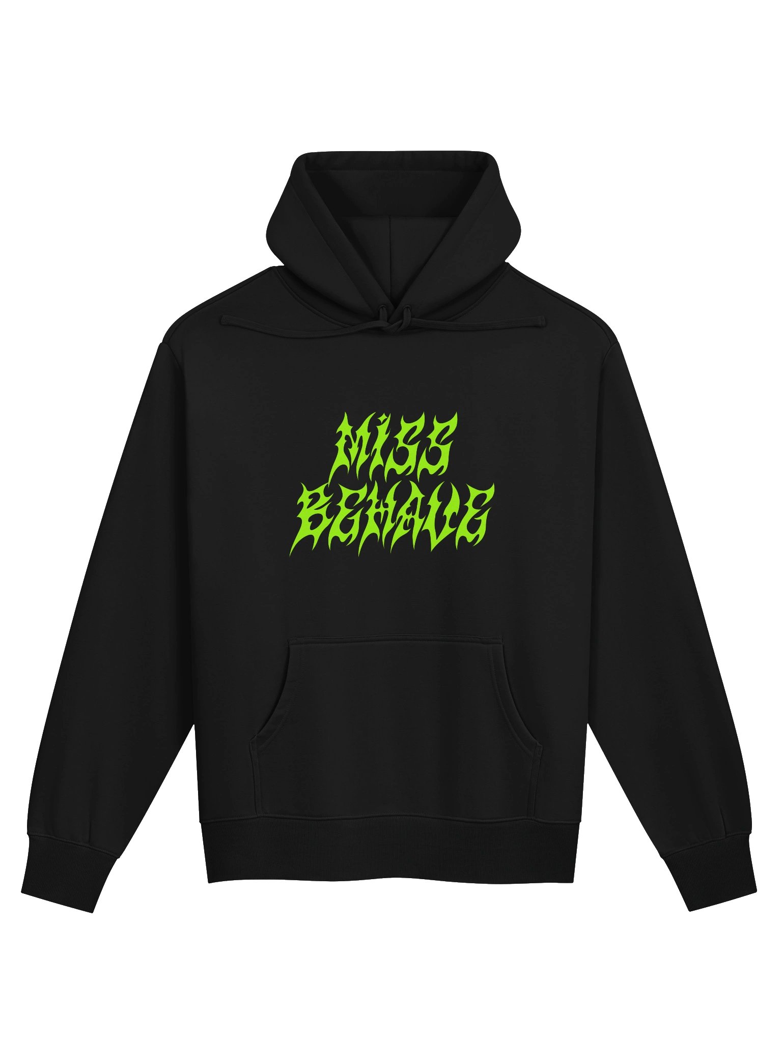 MISS BEHAVE BLACK HOODIE product image (1)