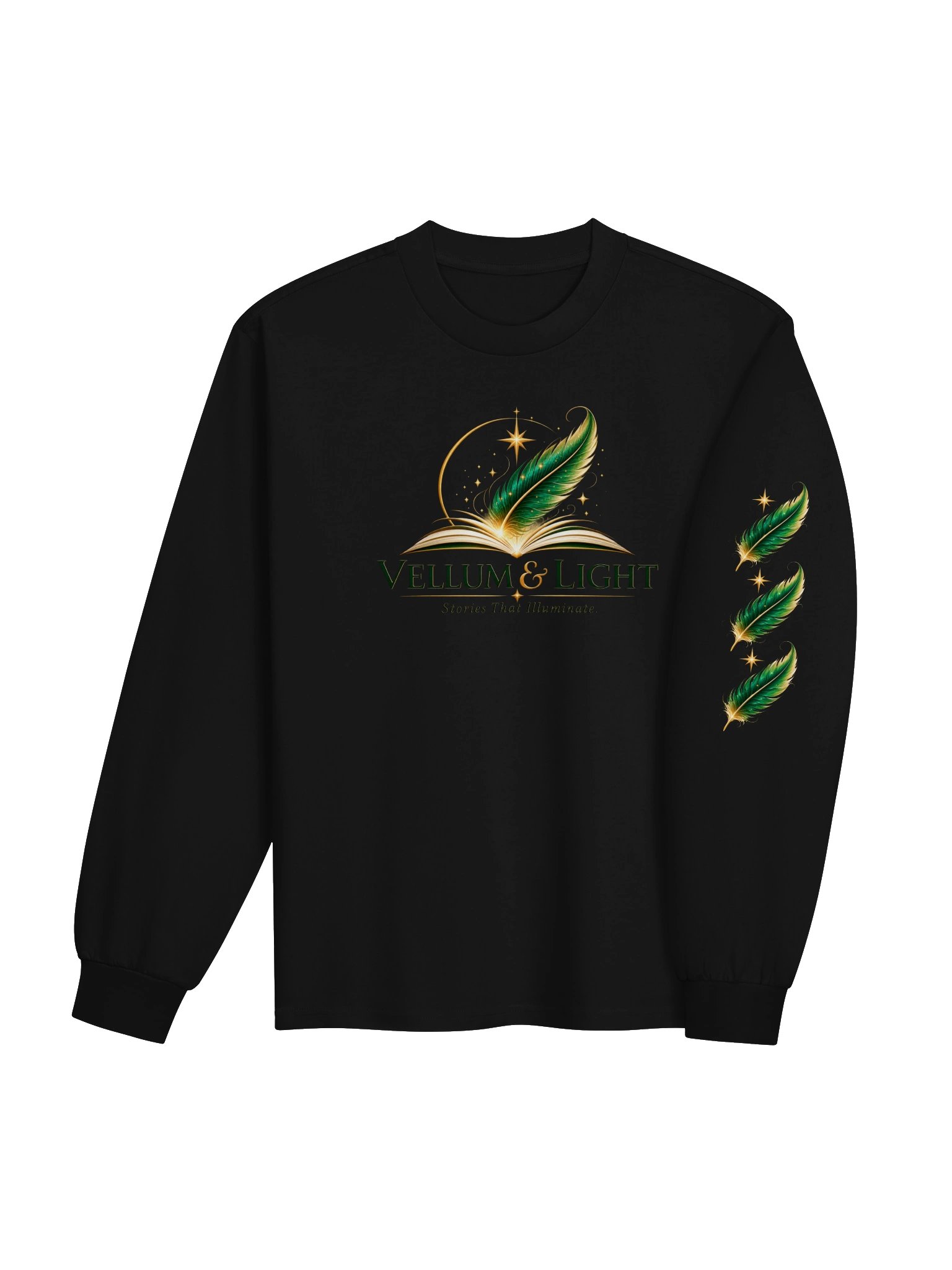 Vellum & Light Literary Logo Long Sleeve product image (3)