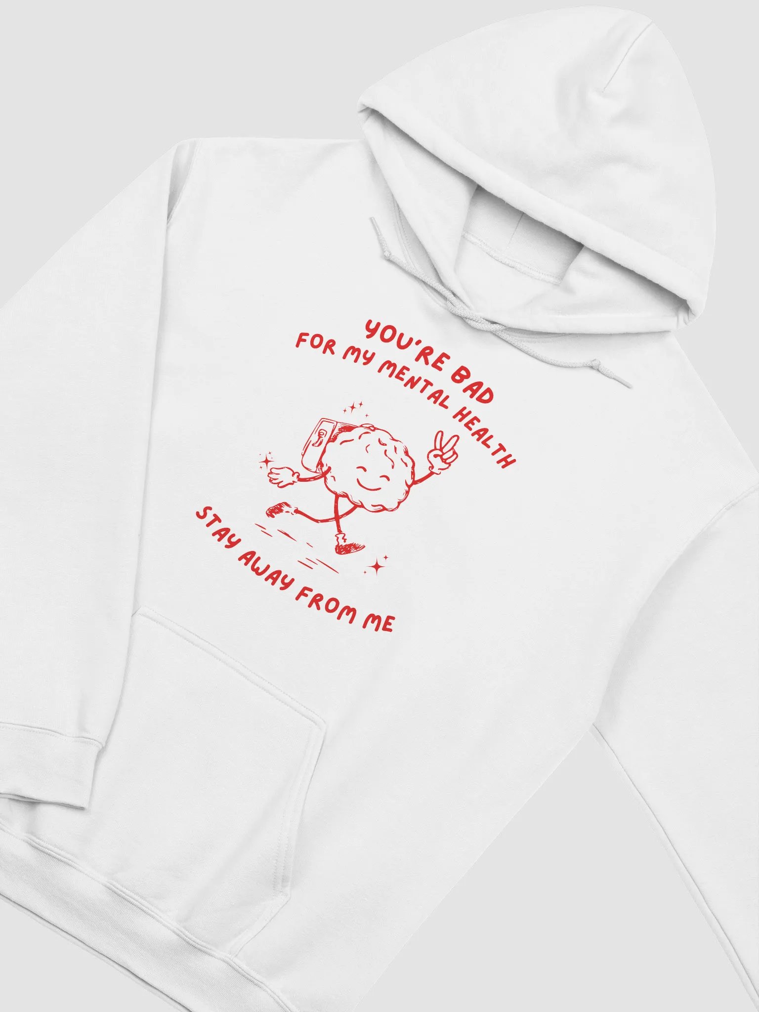 Bad for my mental health Hoodie product image (2)