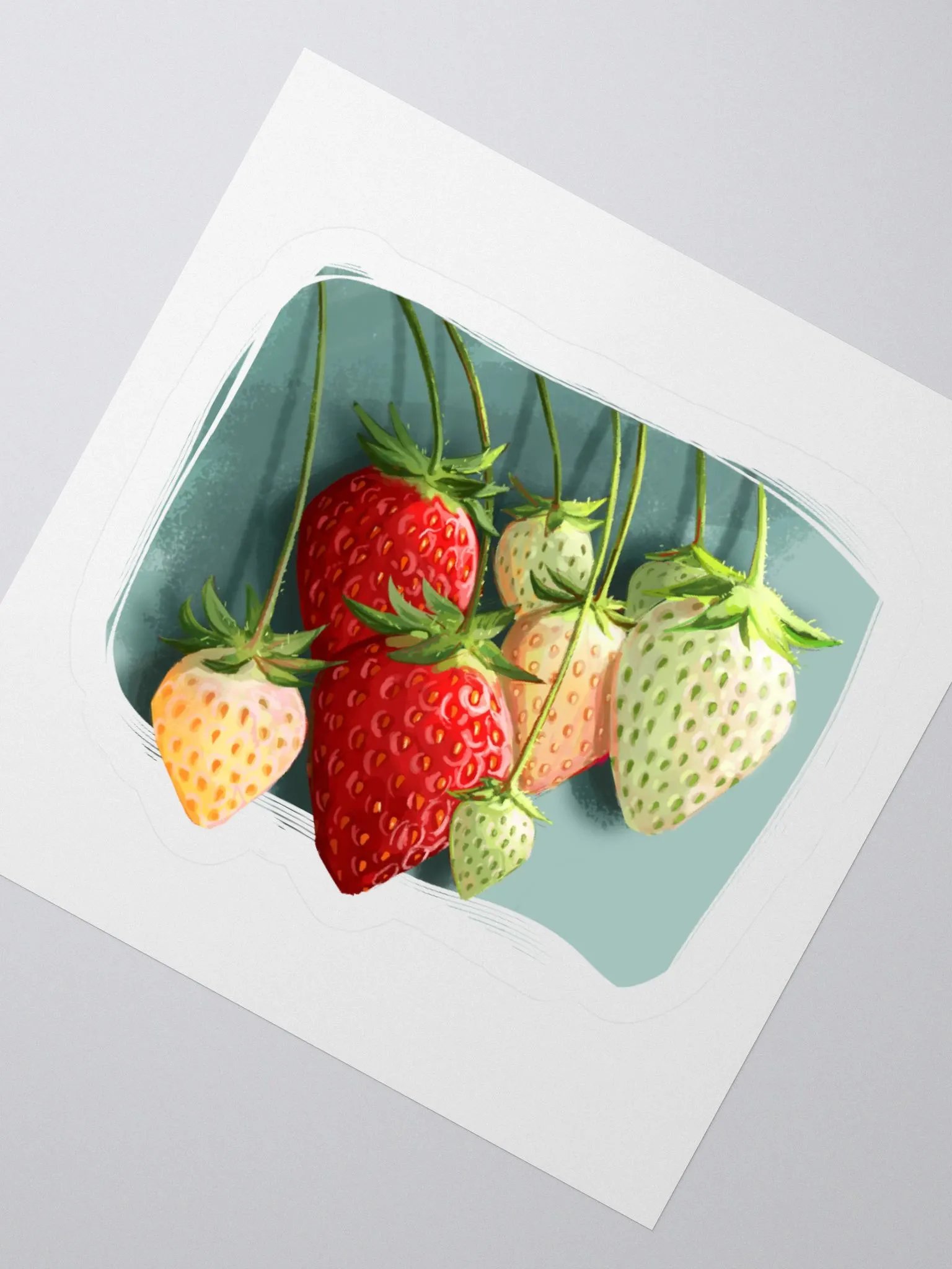 Strawberries sticker product image (3)