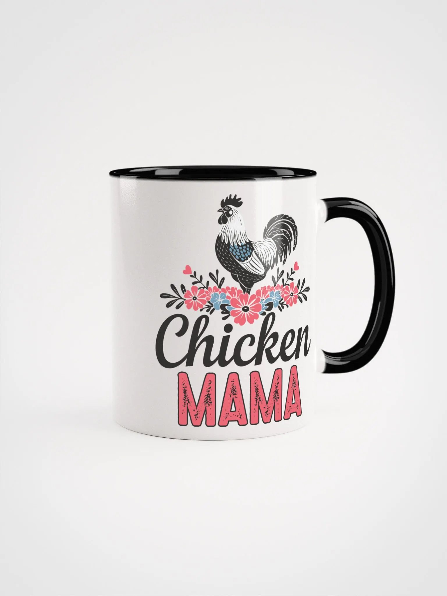 Colorful Chicken Mama Ceramic Accent Mug product image (4)