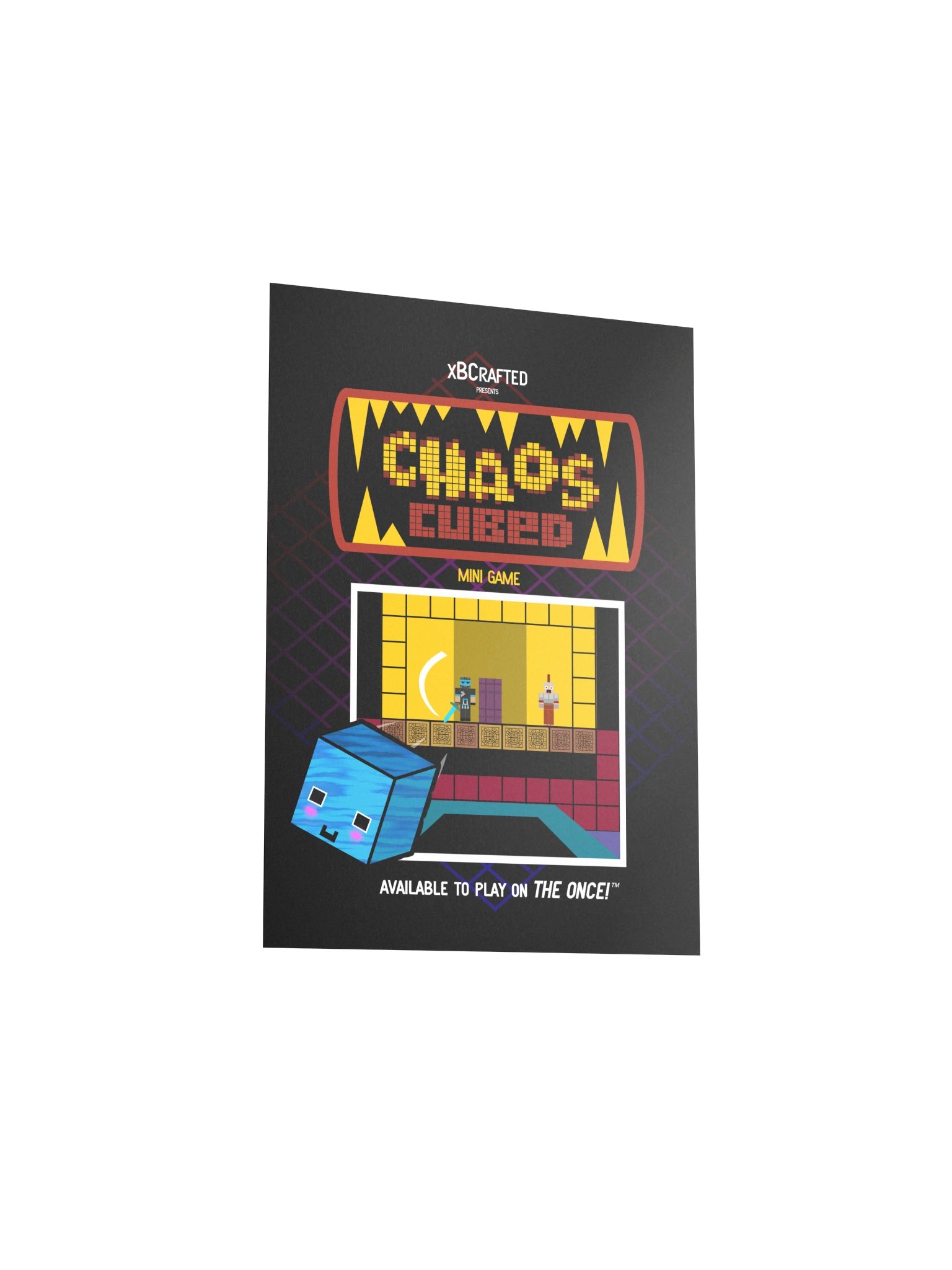 Chaos Cubed Retro Poster product image (17)