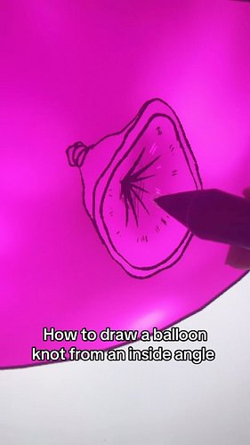 How to draw a balloon knot from an inside angle ❤️ #digitalart #digitalartist #arttutorial #clipstudiopaint #howtodraw #clips...