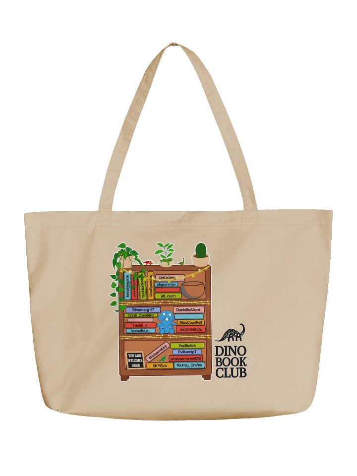 Dino Book Club 2025 Tote Bag product image (1)