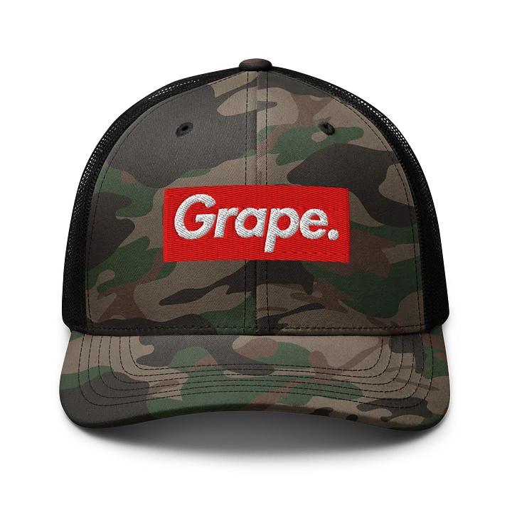 Grape. Camo Trucker Hat product image (1)
