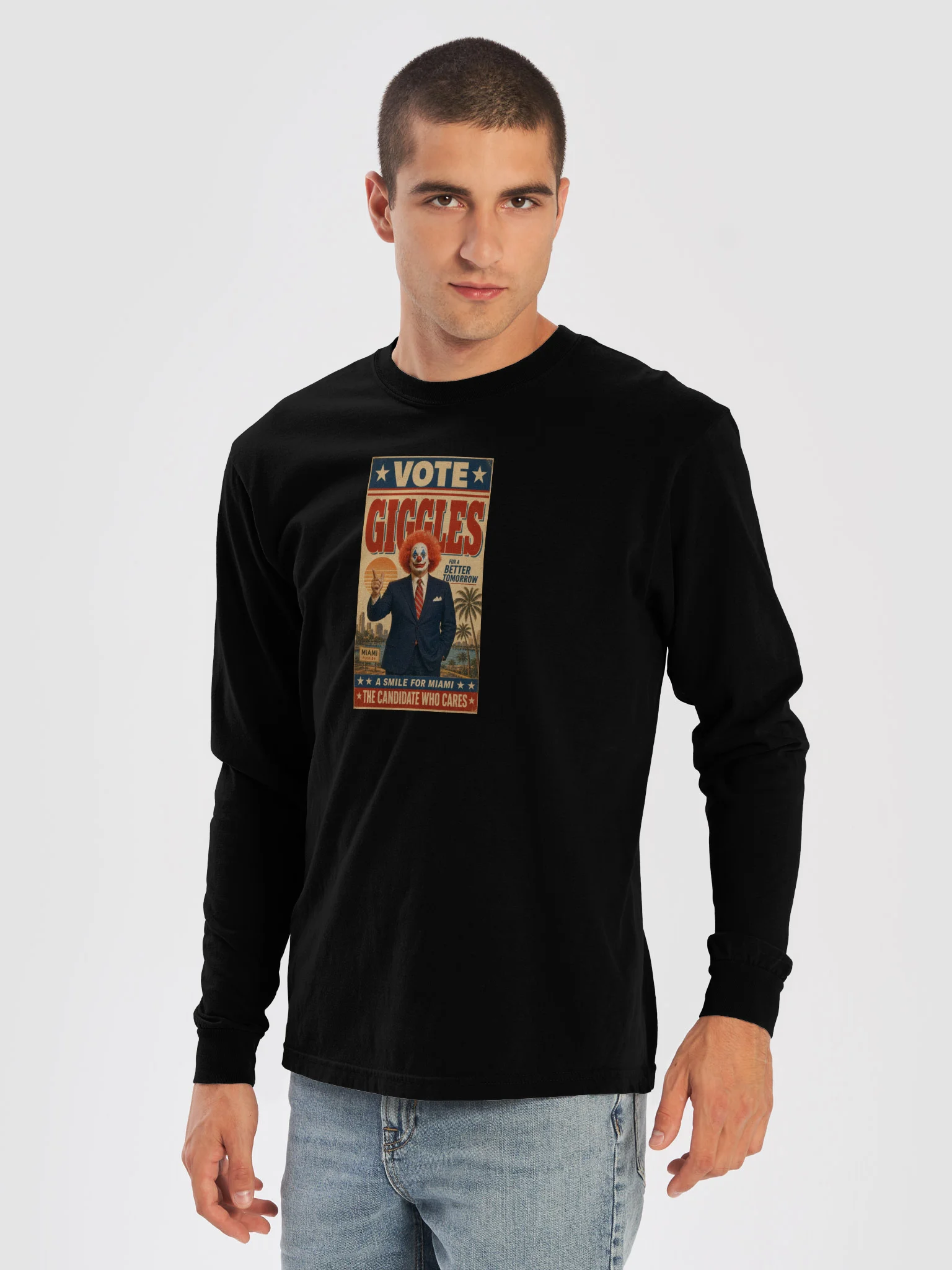 Vote Giggles Long Sleeve T-Shirt product image (13)