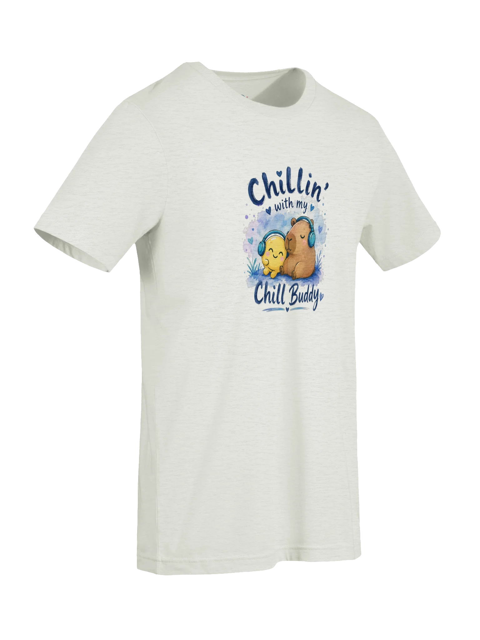 Chillin’ With My Chill Buddy T-Shirt | Smilo & Capybara product image (5)