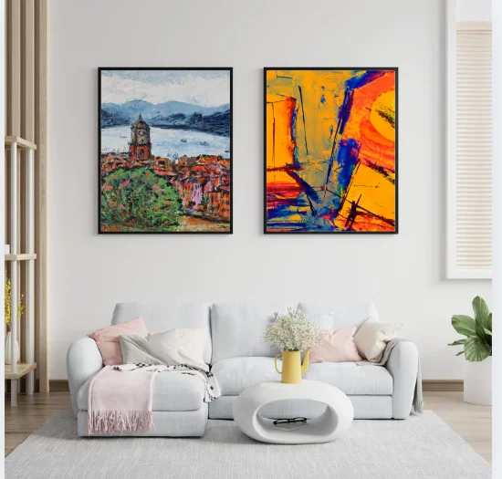 Beige and White Wall Art product image (1)