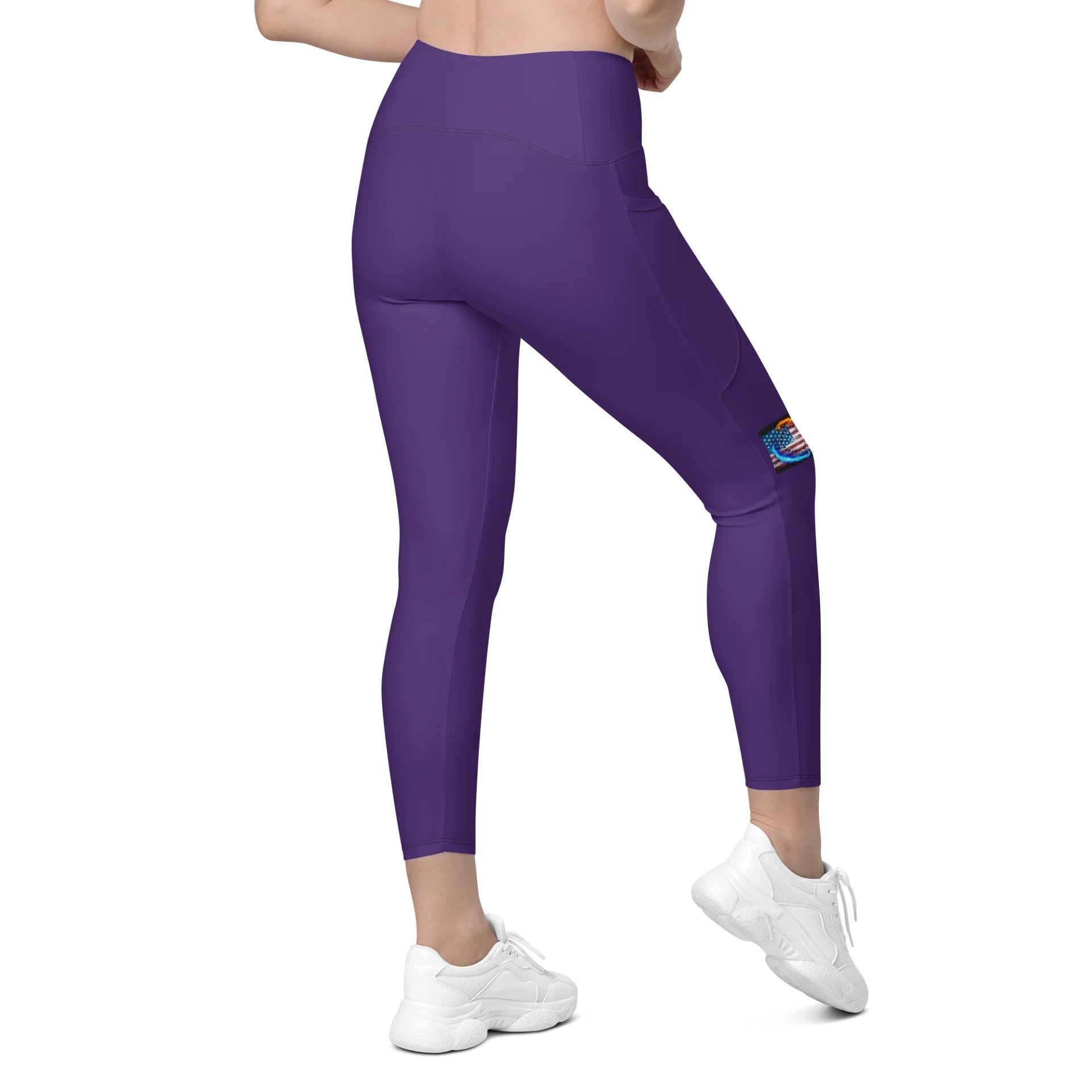 Leggings w pockets small logo product image (8)