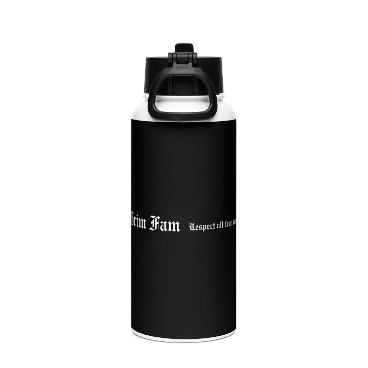 GRIM FAM "HYDRATE” Bottle #6 - Double-walled stainless steel with vacuum insulation -32 oz (950 ml) product image (2)