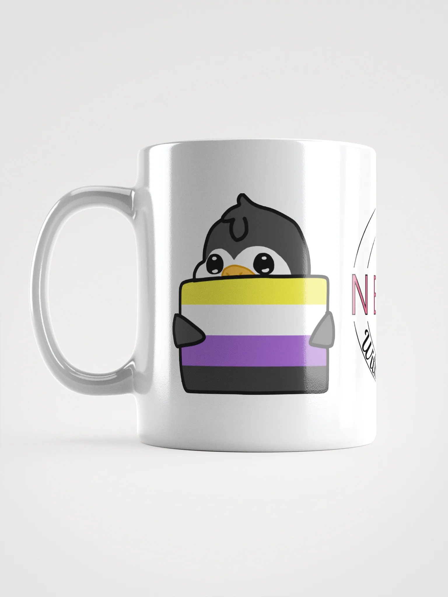 "Non-Binary Pride" Lil' Guy - Twitch Emote Mug product image (6)
