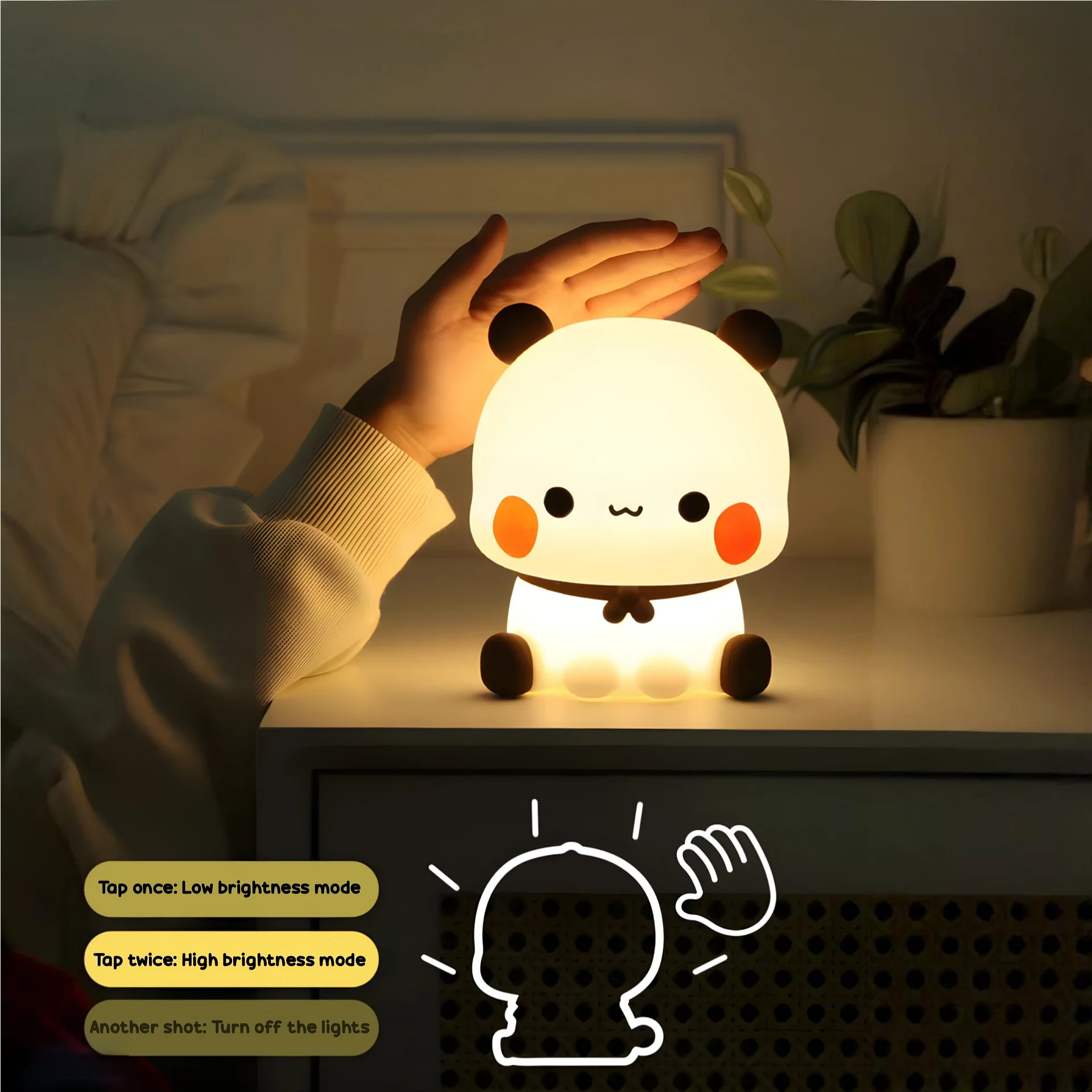 Bubu night Lamp 😍 Desk Lamp, Long lasting and Soft warm light product image (4)