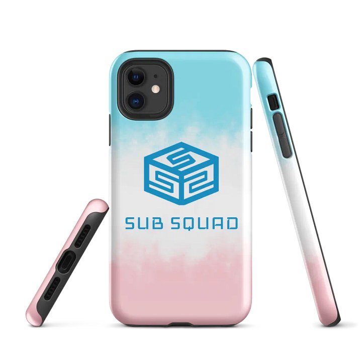 Sub Squad Official Tough iPhone® Case - Pink, White & Blue product image (1)