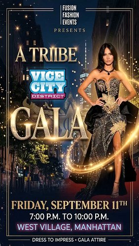 Discover the future of style where culture meets the runway. 🥂 Join us this Friday, September 11th, for an immersive Gala in ...