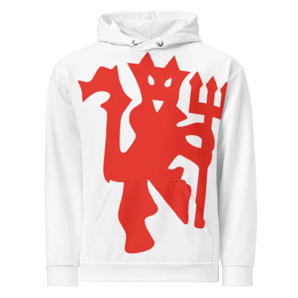 Manchester United - Settle For Excellence - WHITE - Unisex Hoodie product image (2)