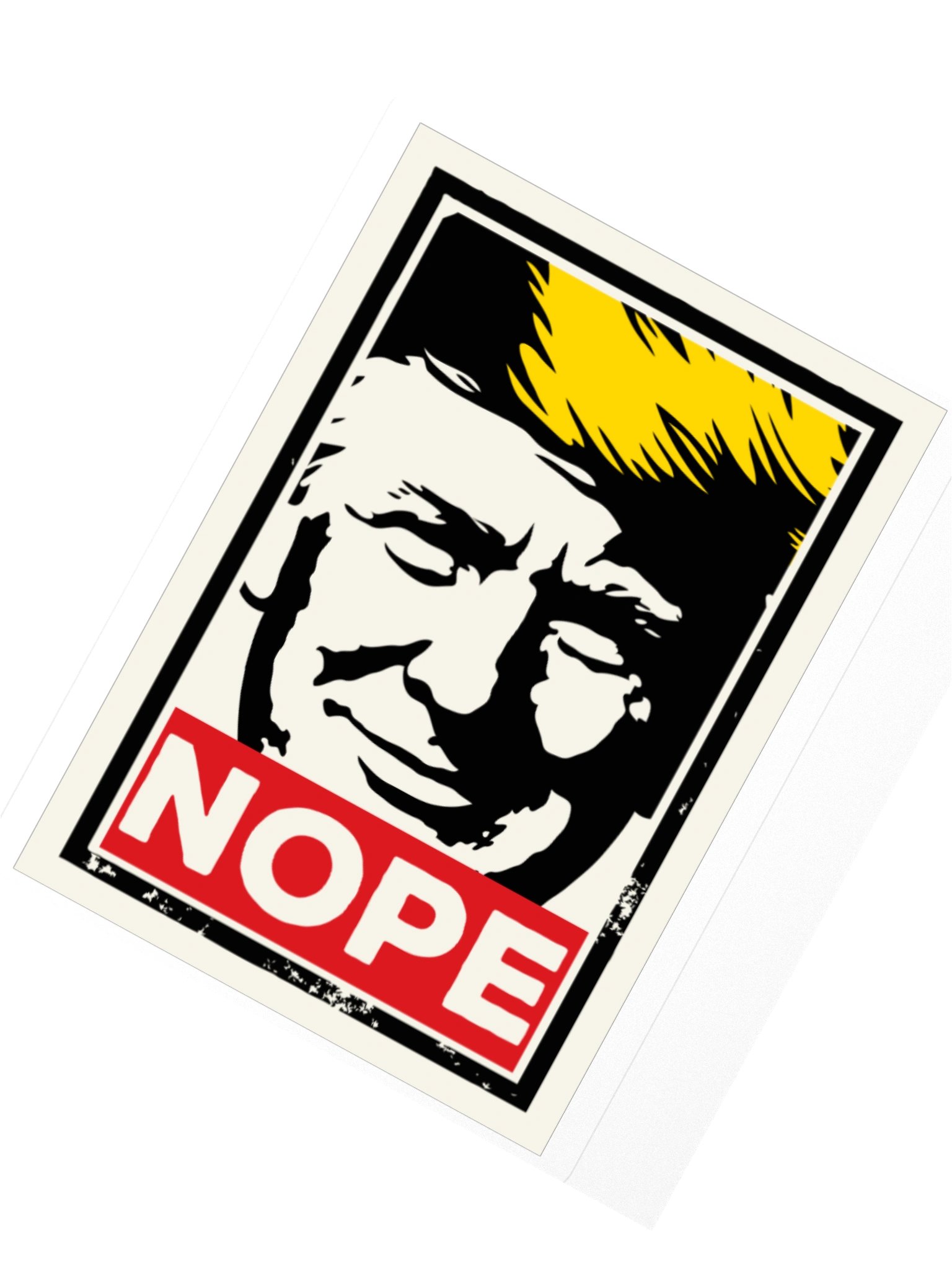 Anti Trump NOPE Sticker product image (2)