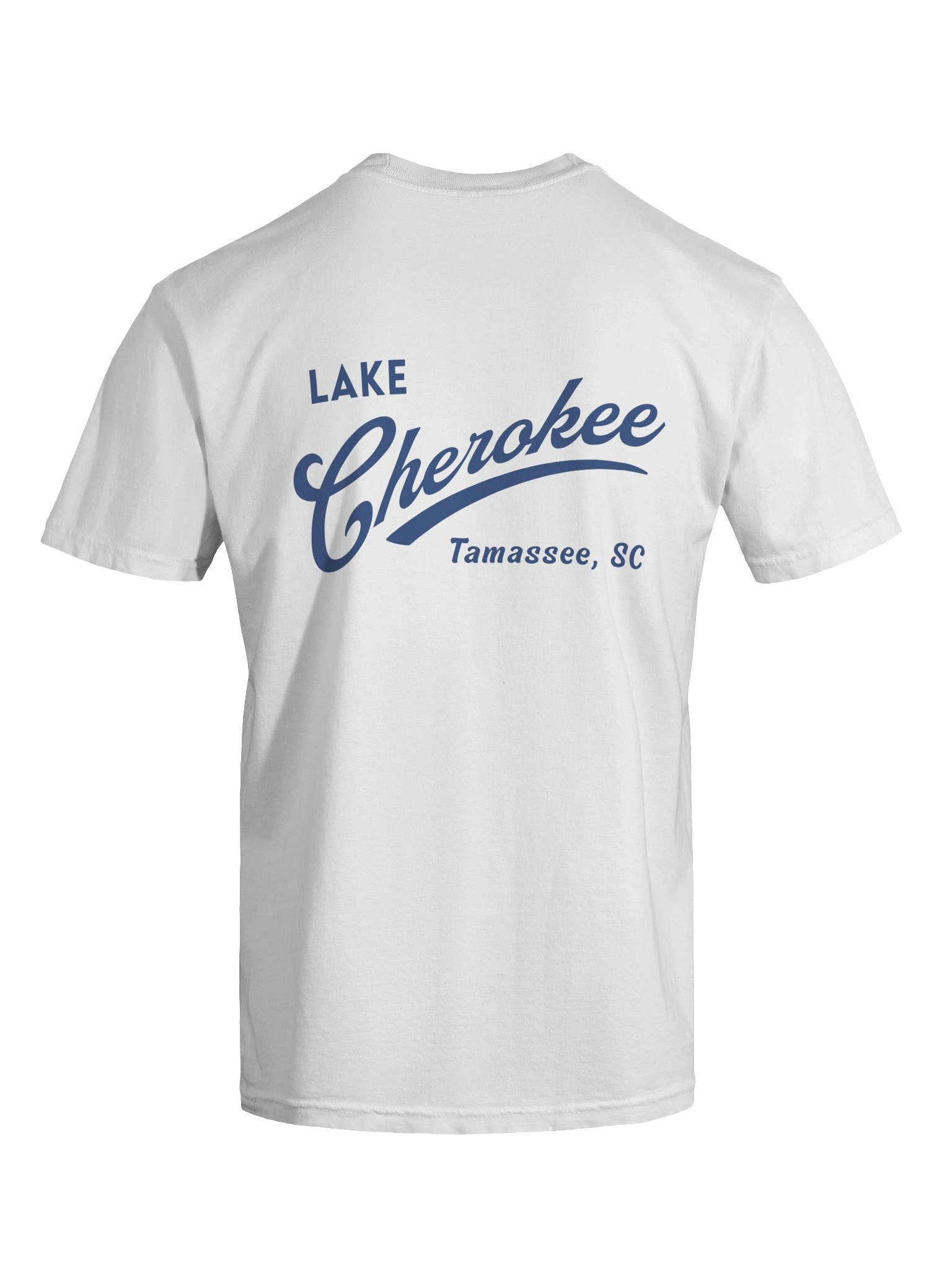 Lake Cherokee Swoosh Tee Blue product image (15)