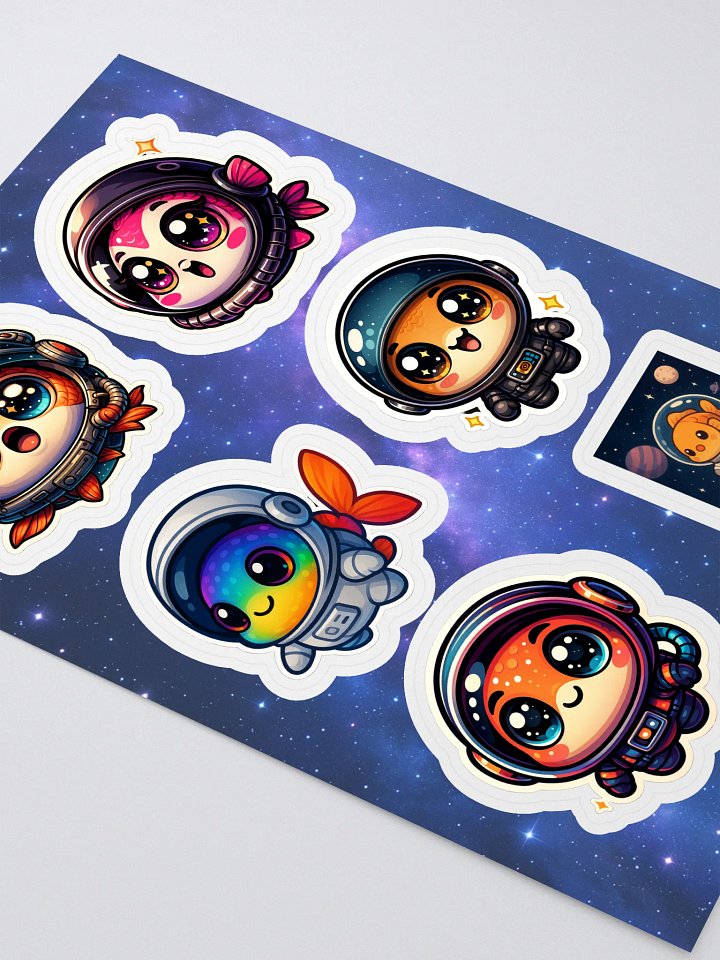 Astro-Fish Kiss-Cut Sticker Sheet product image (2)