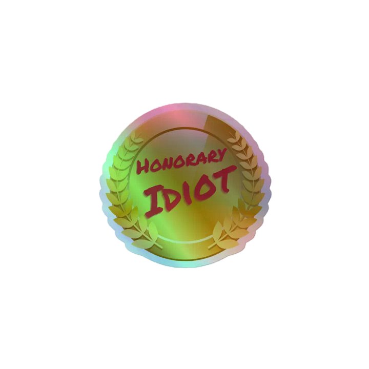 2OPi Honorary Idiot sticker product image (1)