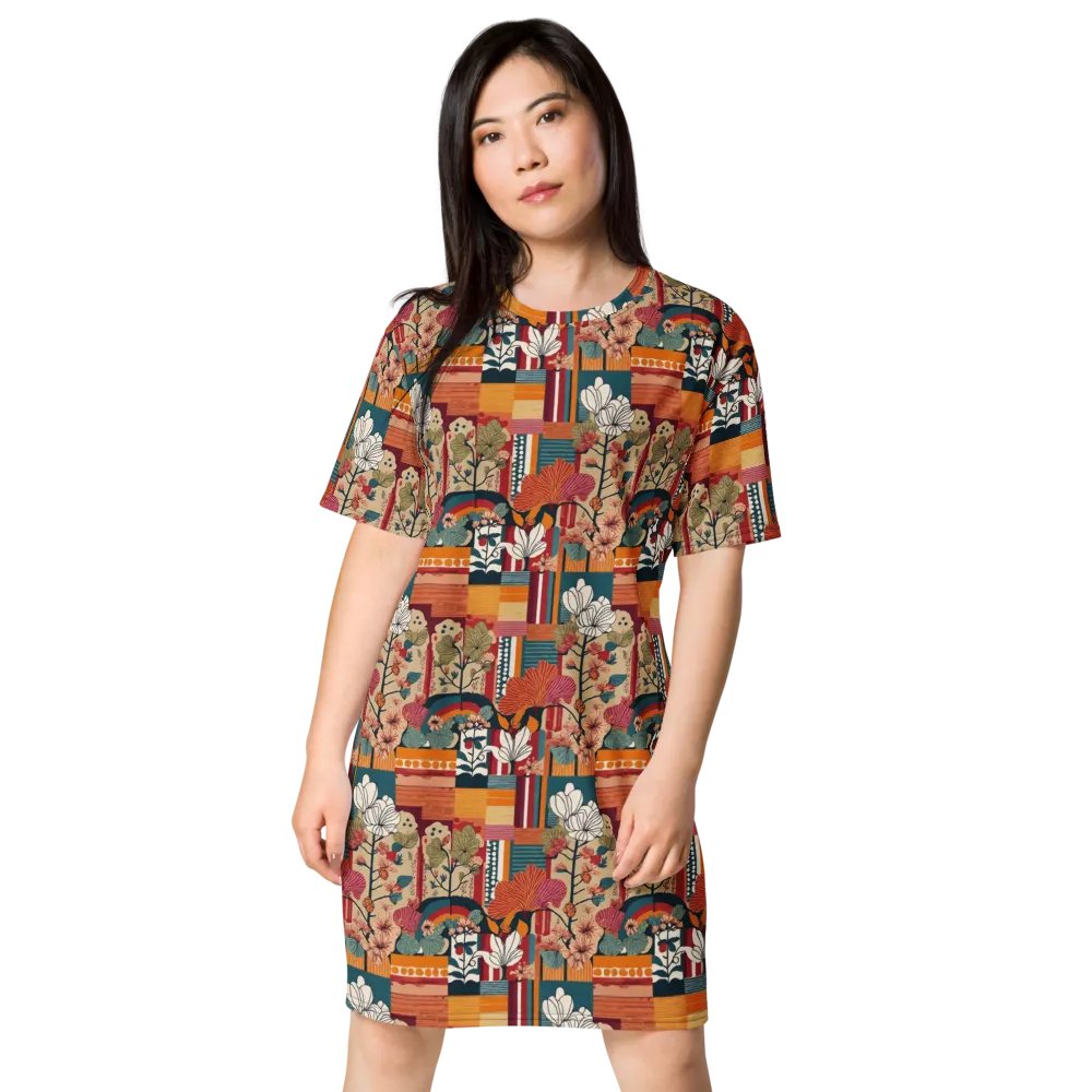 Nature's Geometry All-Over Dress product image (1)