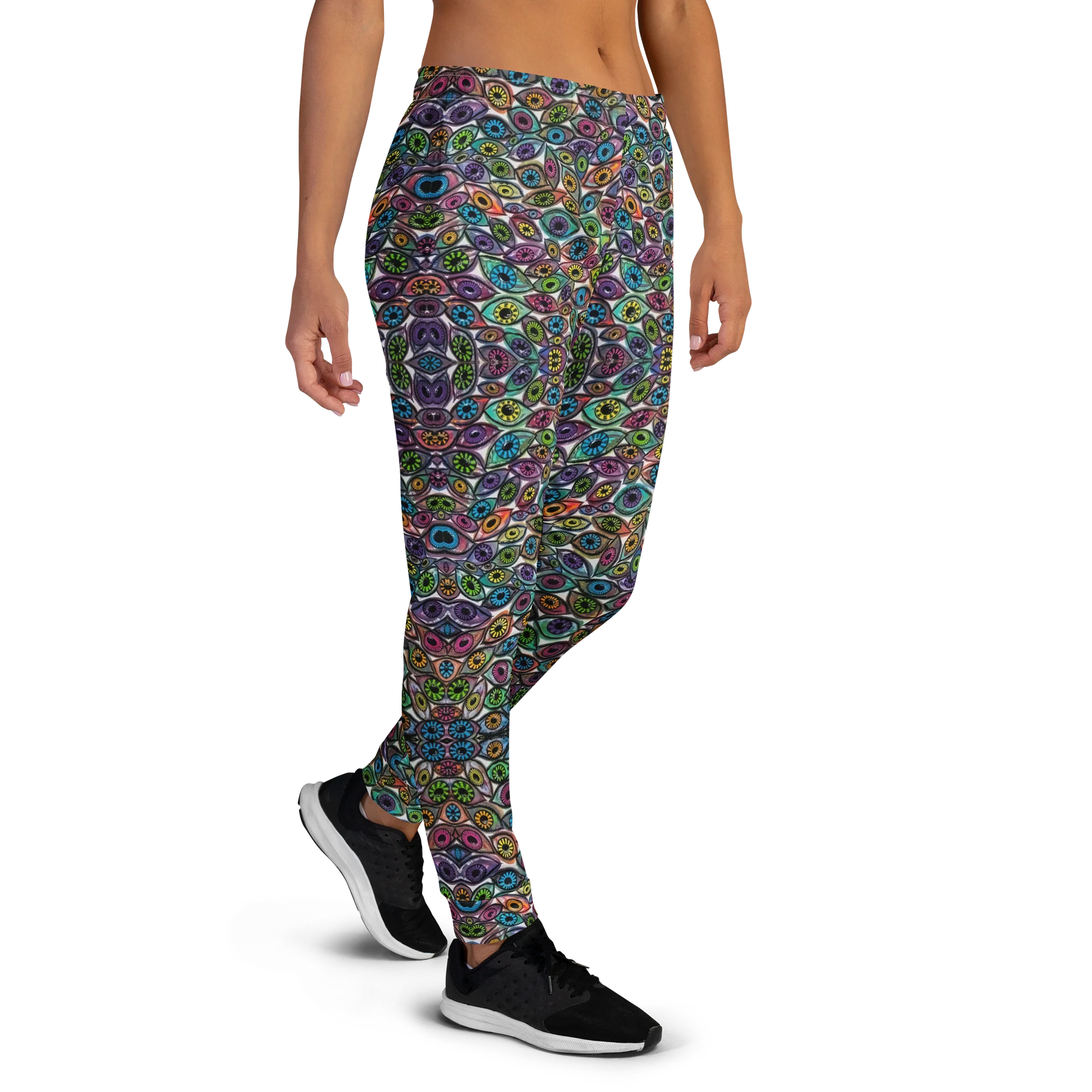 Women's Colorful Eyes Recycled Jogger Pants | Eye See You Too product image (4)
