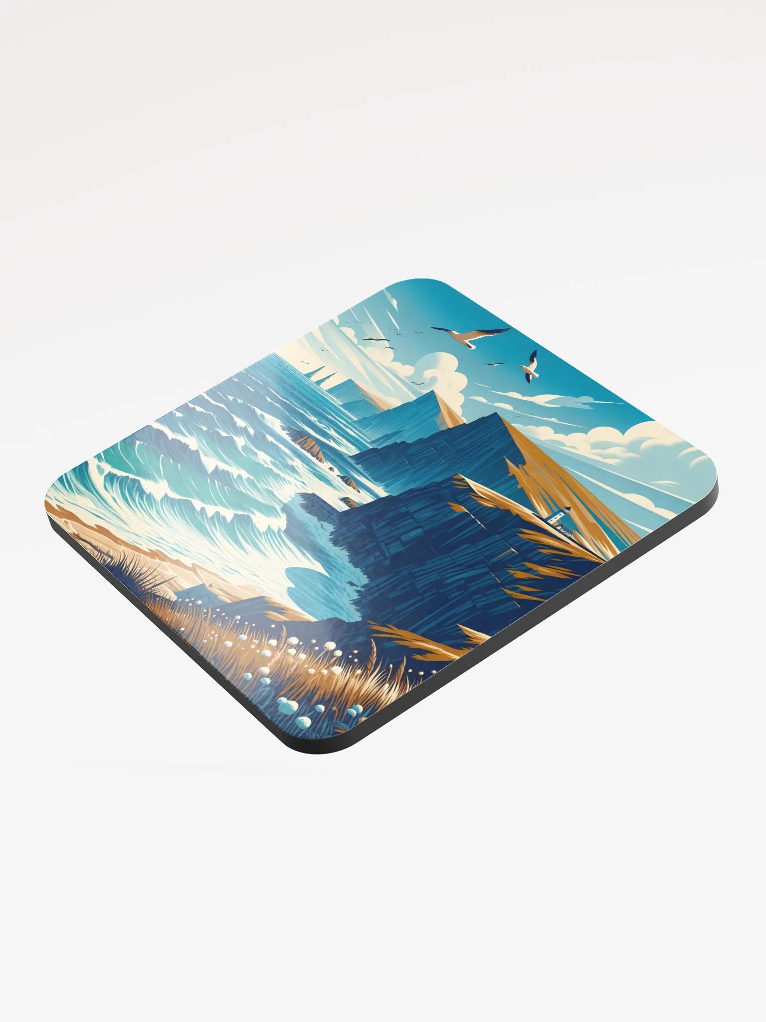 Sea Cliffs Cork Coaster product image (3)