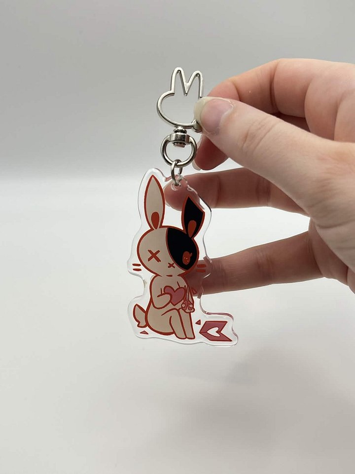 CUT Paper Heart Acrylic Charm product image (2)