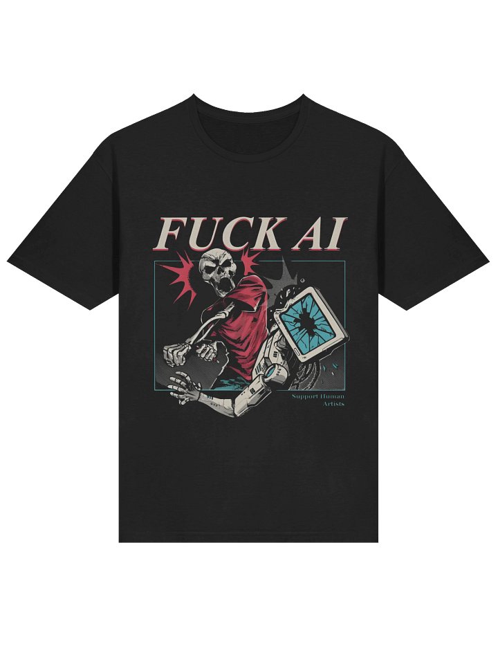 Fuck AI Support Human Artists Shirt product image (2)