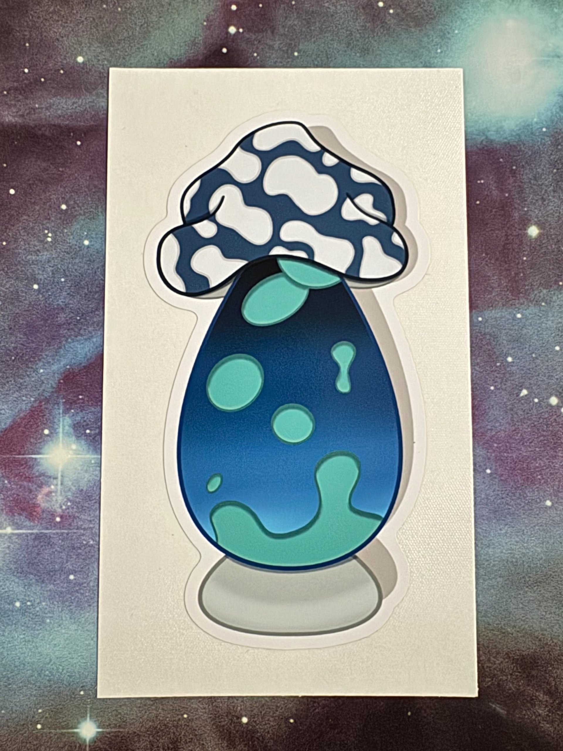Mushroom Lava Lamp Sticker product image (1)