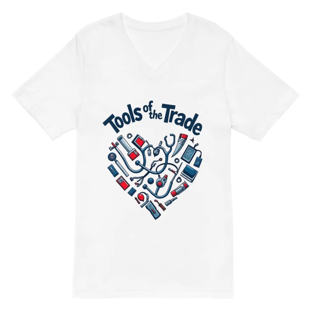 Heartbeat Tools V-Neck T-Shirt product image (2)