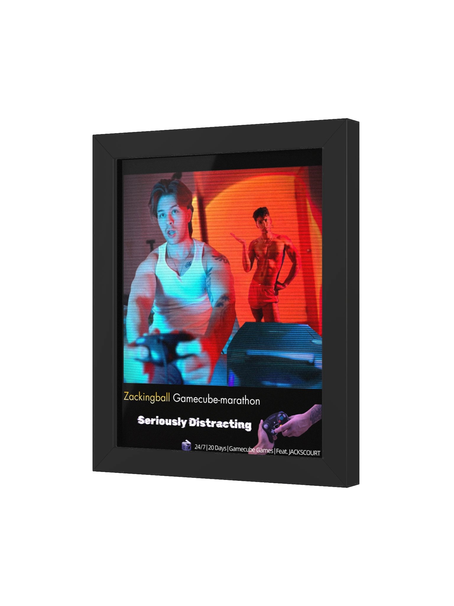 Seriously Distracting - Zackingball and Jackscourt Gamecube Poster product image (3)