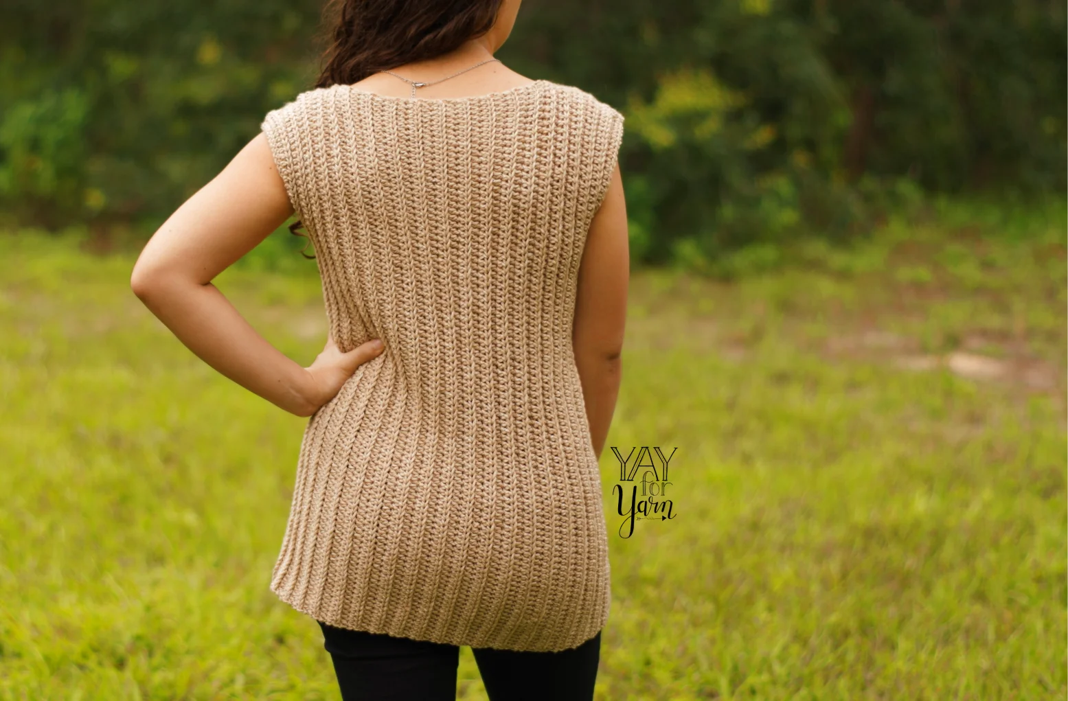 Cowl-Neck Tee - Ladies Summer Top PDF Crochet Pattern & Video Tutorial for Beginners product image (4)