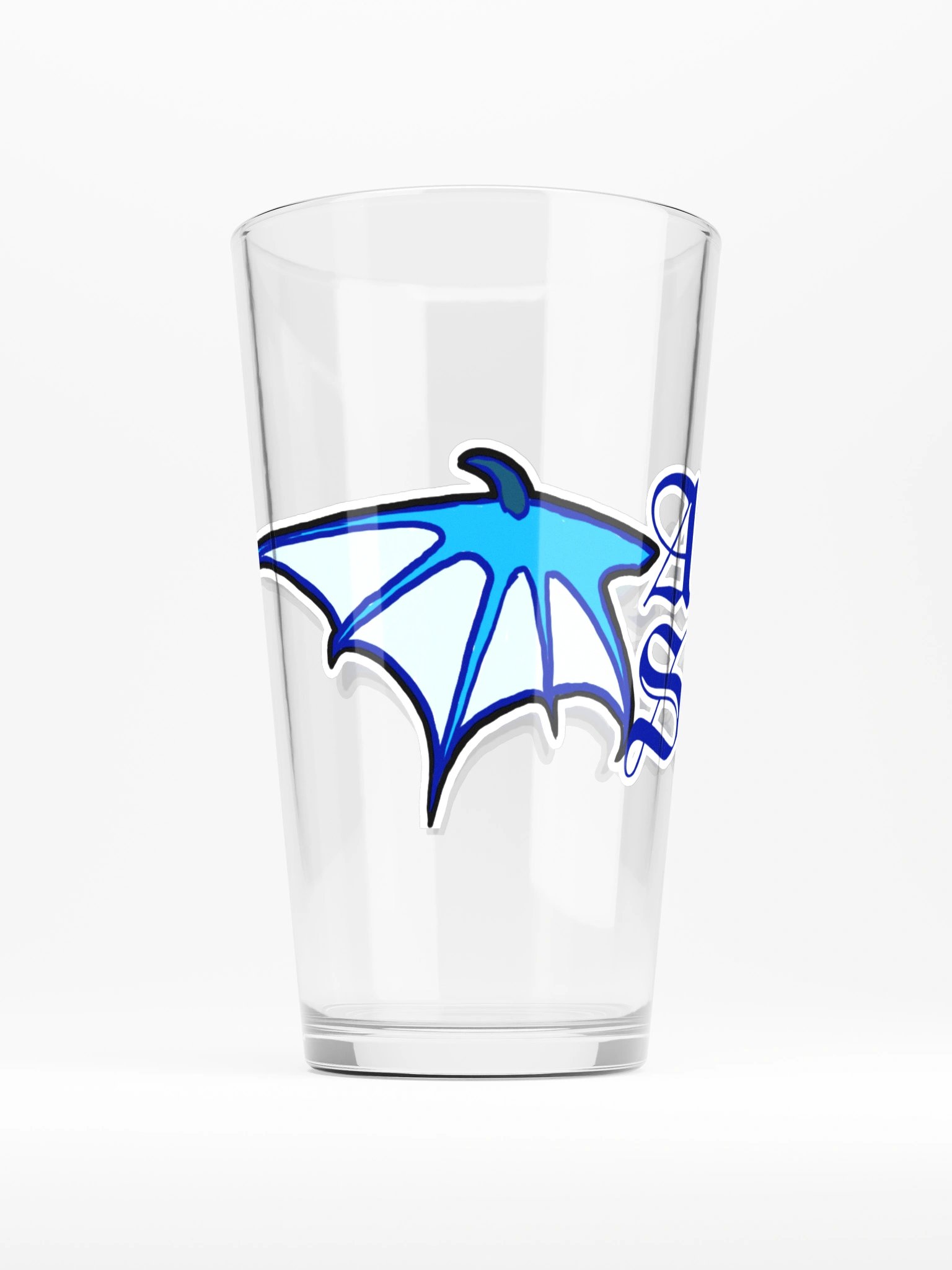 Azure Squad Gothic Wings Pint Glass product image (2)