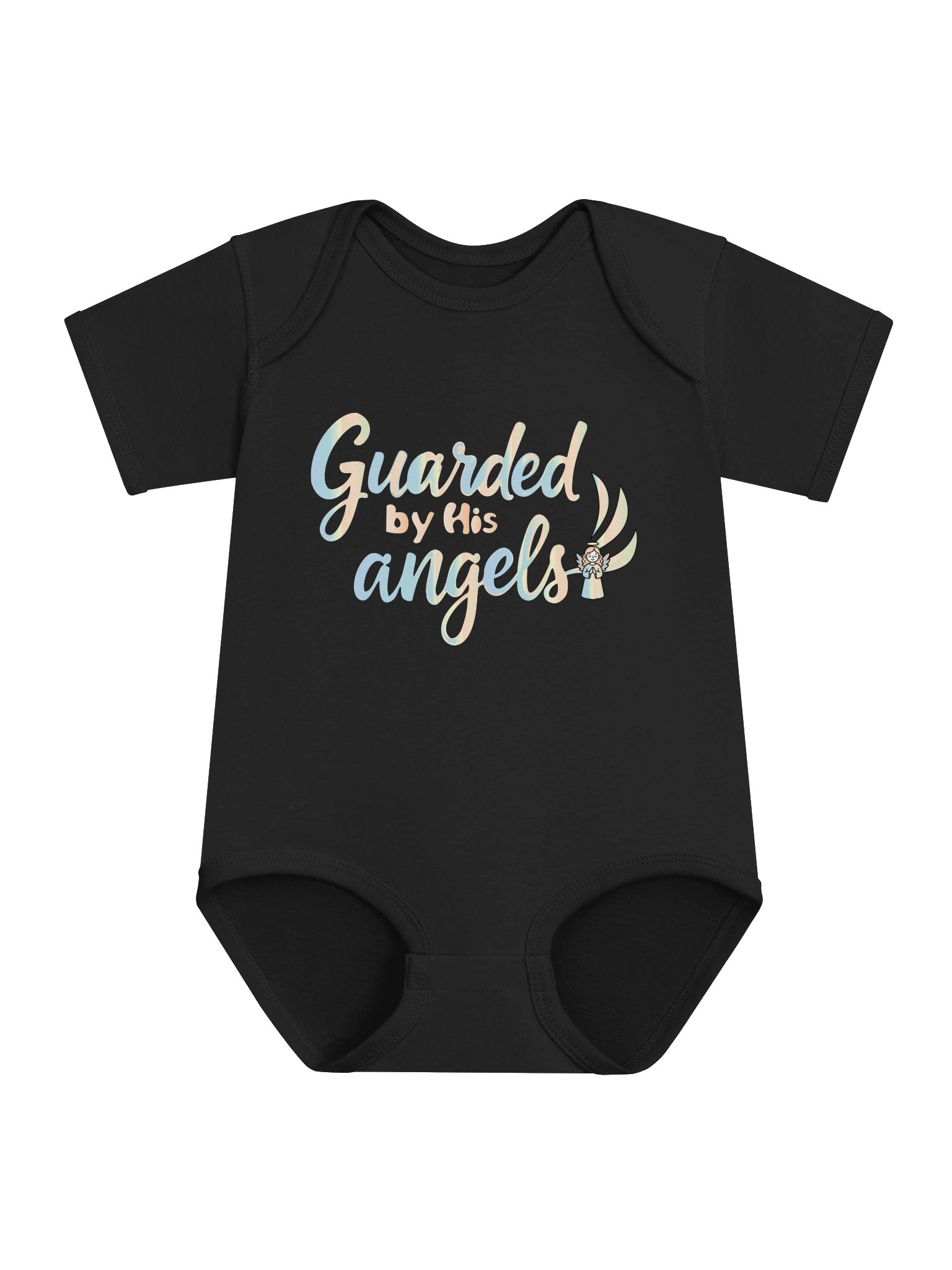 Guarded by His Angels Baby Bodysuit product image (4)