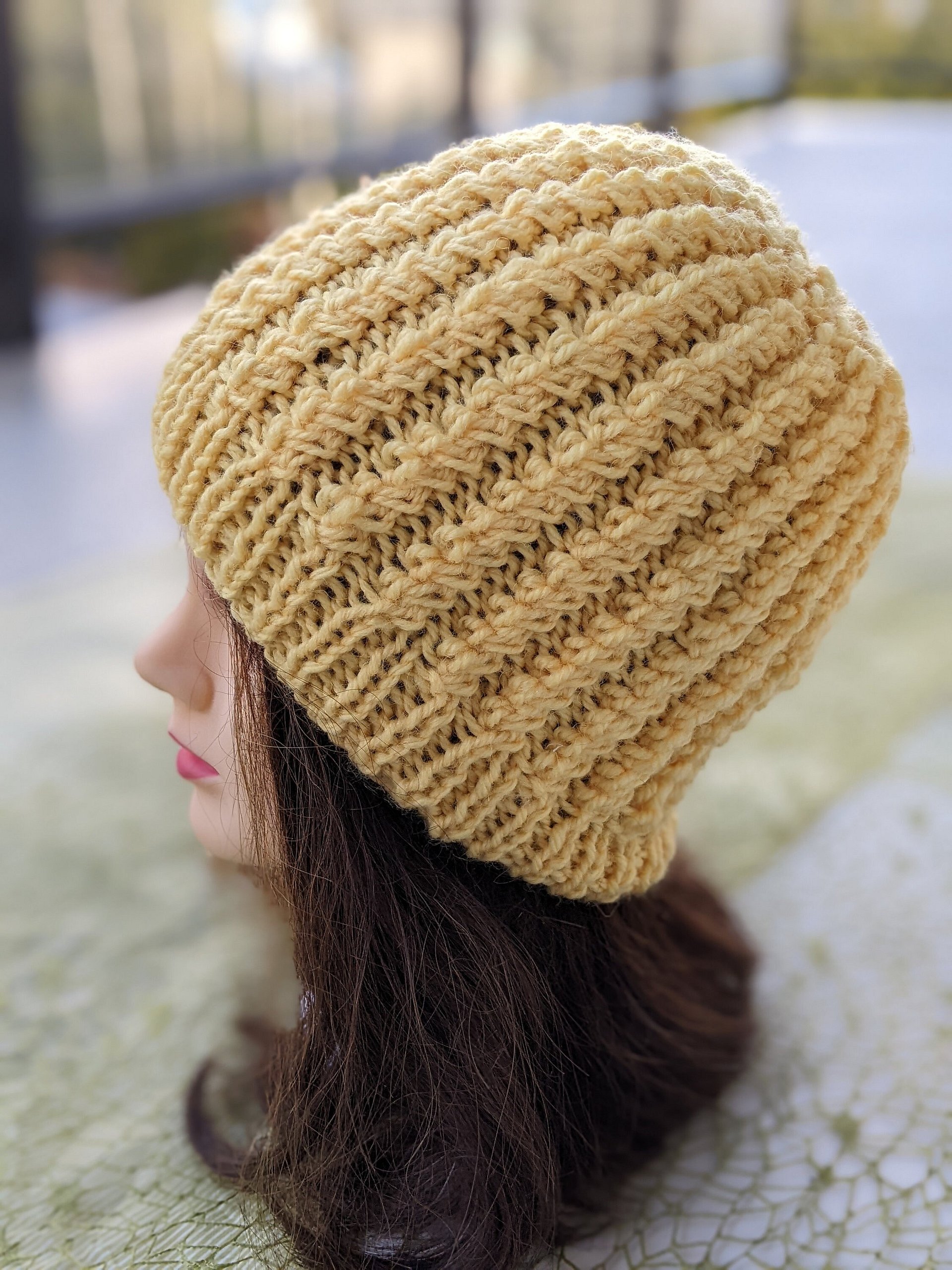 Flat Knit Classic Beanie Pattern product image (4)
